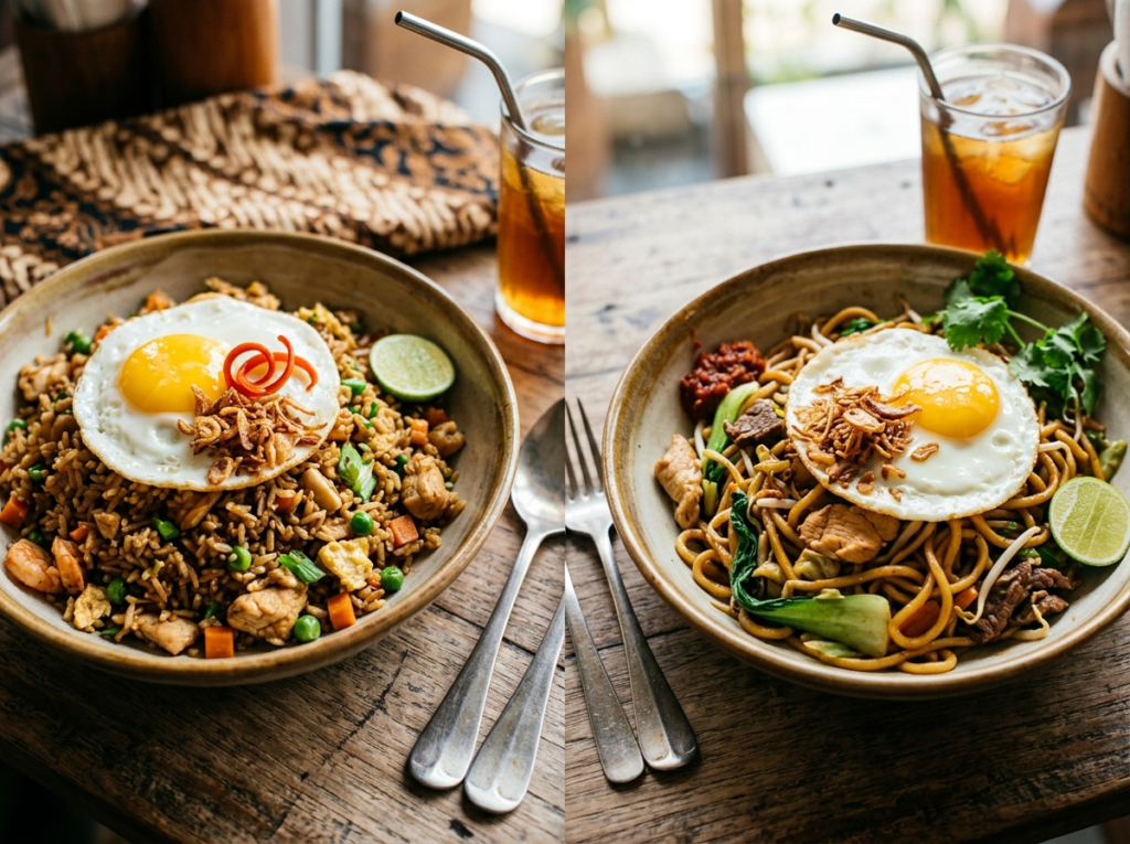 Bami Goreng vs Nasi Goreng