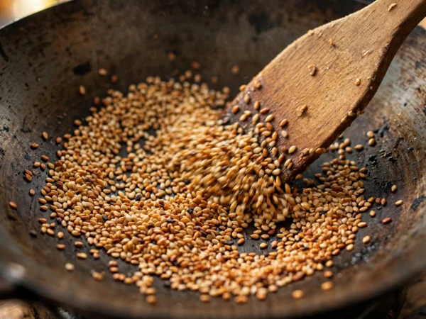 sesame-toasting